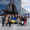 візиті до штаб-квартири НАТО (місто Брюссель, Бельгія) та штабу ВГК ОЗС НАТО у Європі (SHAPE) (місто Монс, Бельгія).