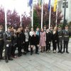 Церемонія підняття прапора Європейського Союзу за участі Президента України та представників молоді, які брали участь у Революції Гідності