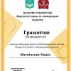 Галерея досягнень студентів