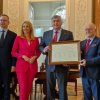 Привітання Василя Яблонського з нагоди отримання диплому лауреата Премії імені Івана Виговського